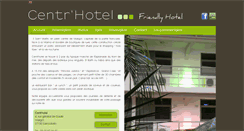 Desktop Screenshot of centrhotel.fr