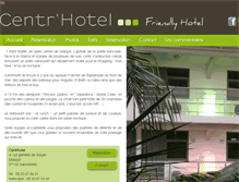 Tablet Screenshot of centrhotel.fr